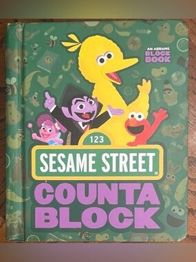 SESAME STREET- “Count-a-Block” Board Book